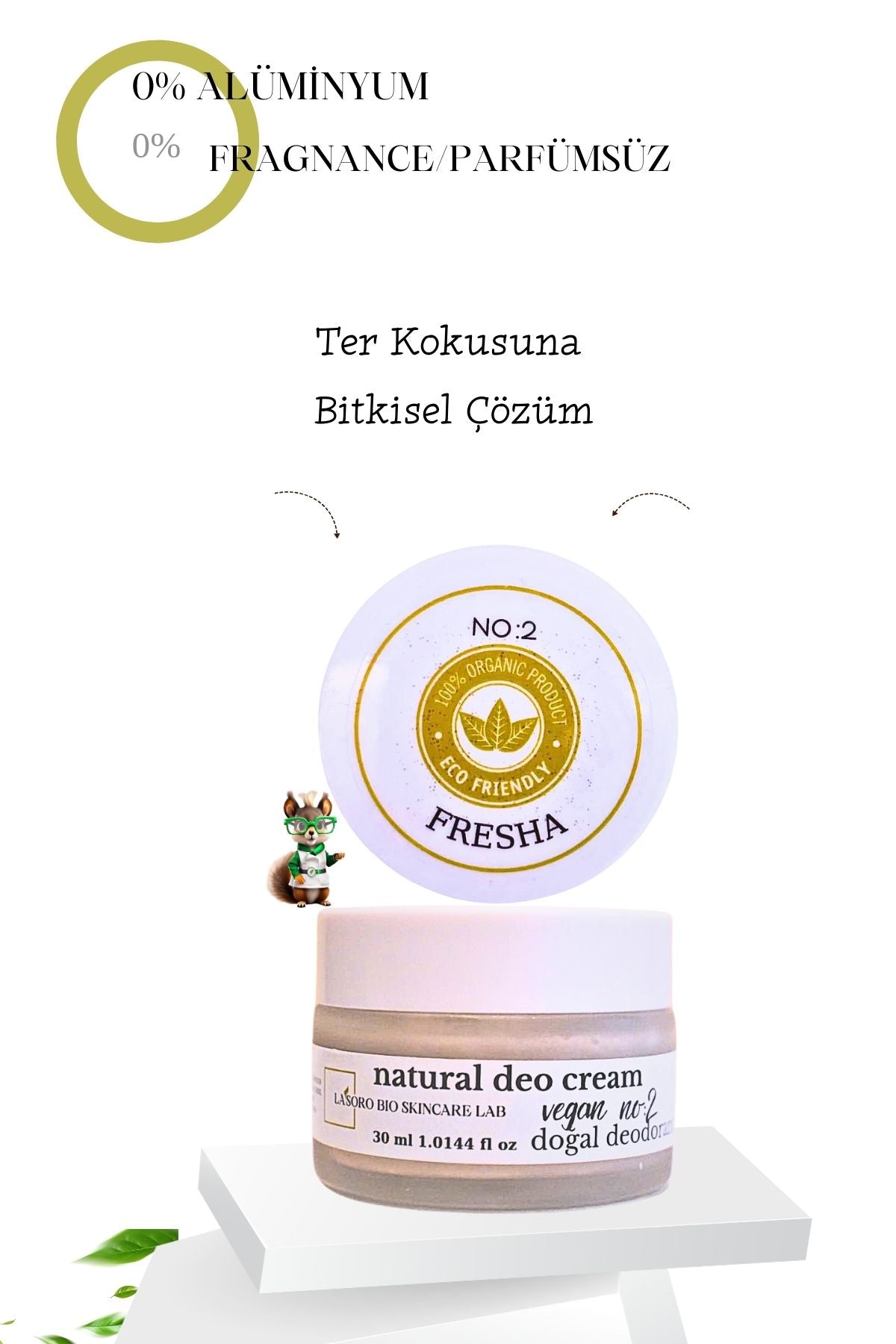 Natural Deo Cream Vegan No:2 Fresha