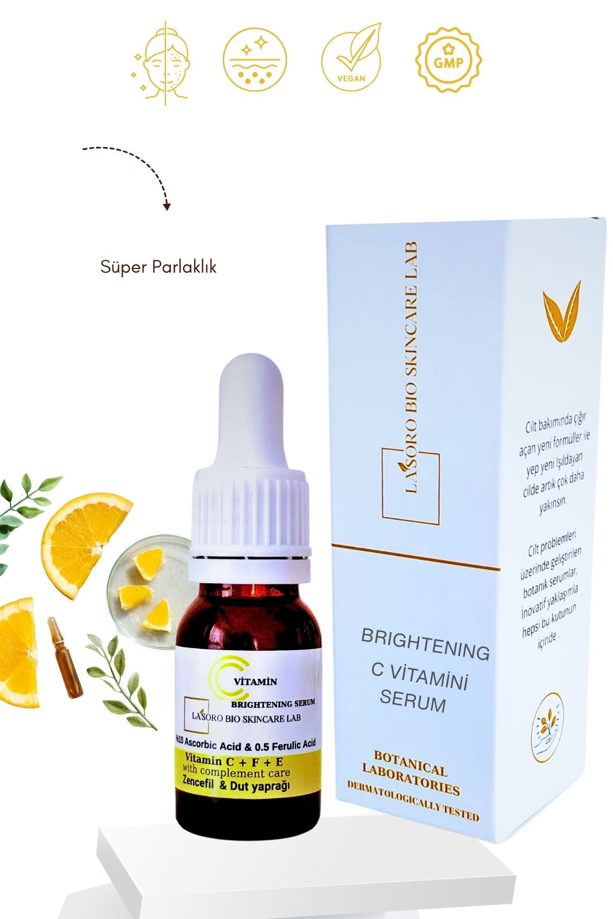 Brightening Serum Vitamin C + Ferulic Asit +E vitamini