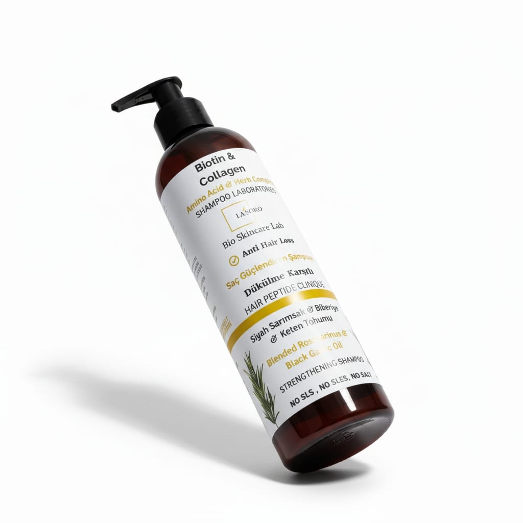 Dökülme Karşıtı  Şampuan Biberiye Biotin Peptitli