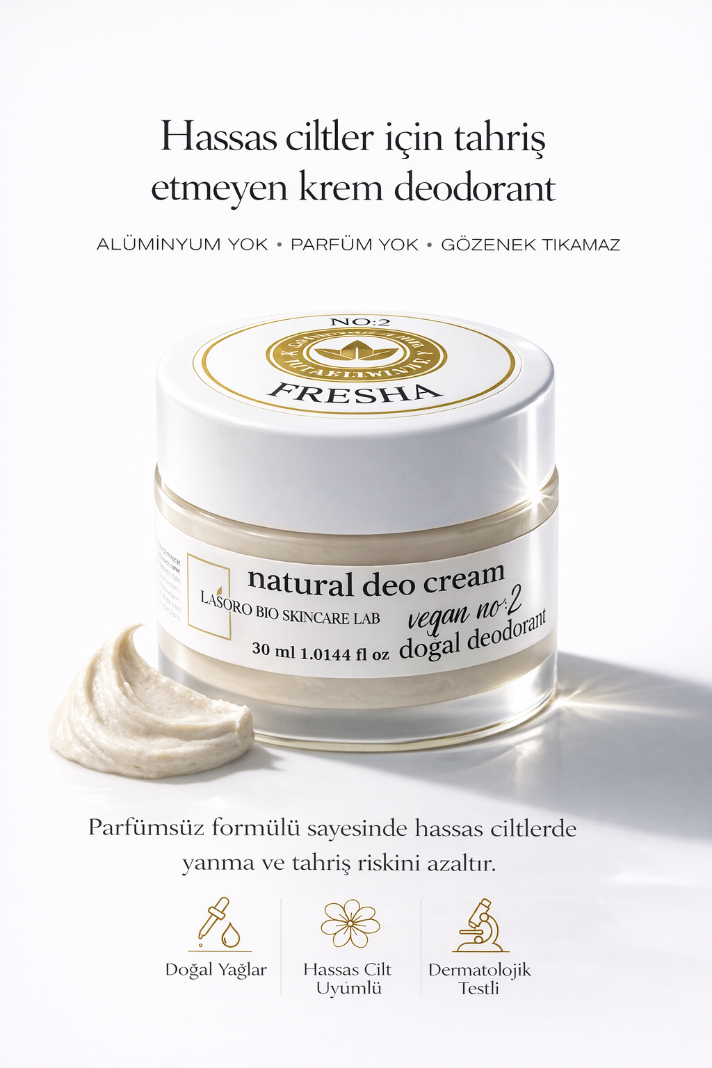 Natural Deo Cream Vegan No:2 Fresha