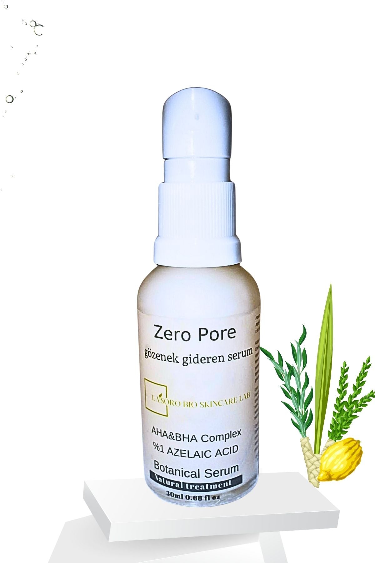 Zero Pure Gozenek Gideren Serum Azelaik asit Glikolik asit , Laktik asit Salisilik asit